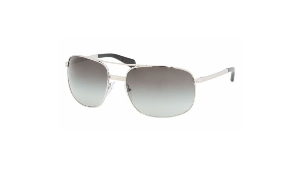 Prada PR 60MS Sunglasses Styles - Silver Frame / Gray Gradient Lenses, 1BC3M1-6318