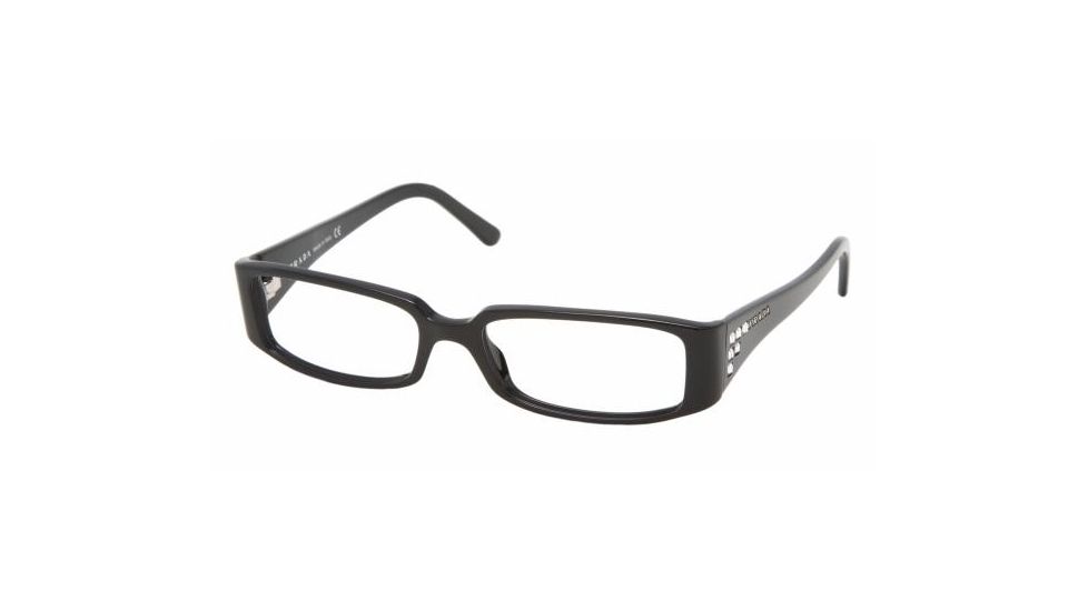 Prada PR06LV #1AB1O1 - Gloss Black Demo Lens Frame