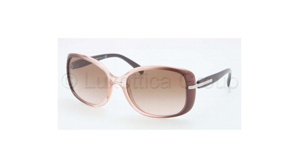 Prada PR08OS Progressive Prescription Sunglasses PR08OS-IAA0A6-5717 - Lens Diameter 57 mm, Frame Color Plum Gradient