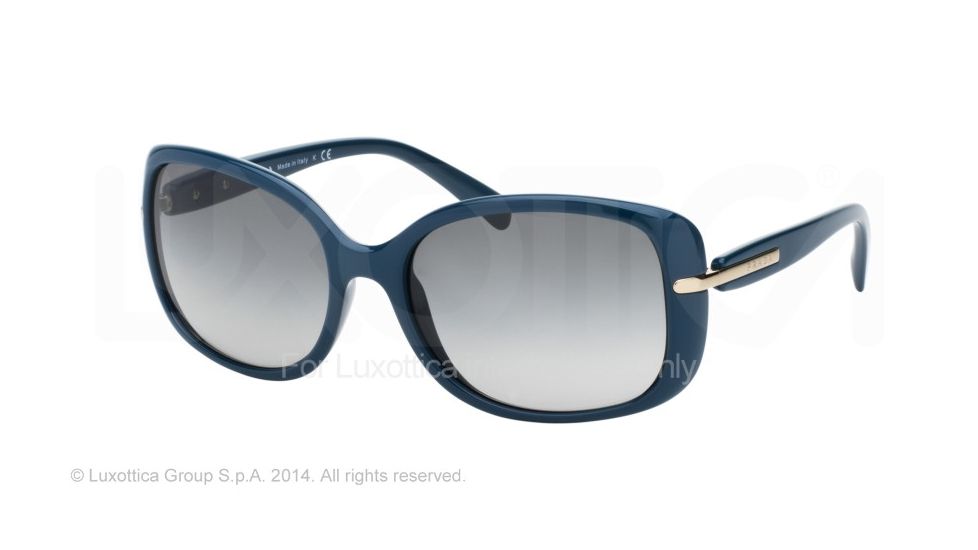 Prada PR08OS Progressive Prescription Sunglasses PR08OS-SL53M1-57 - Lens Diameter 57 mm, Frame Color Blue