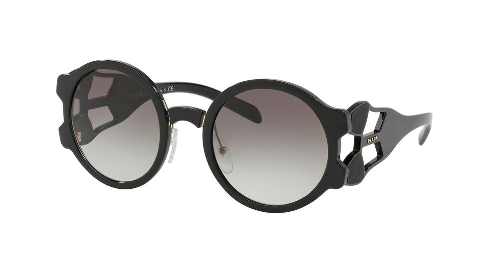 Prada PR13US Bifocal Prescription Sunglasses PR13US-1AB0A7-54 - Lens Diameter 54 mm, Frame Color Black