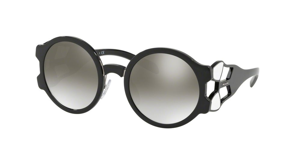 Prada PR13US Bifocal Prescription Sunglasses PR13US-1AB5O0-54 - Lens Diameter 54 mm, Frame Color Black