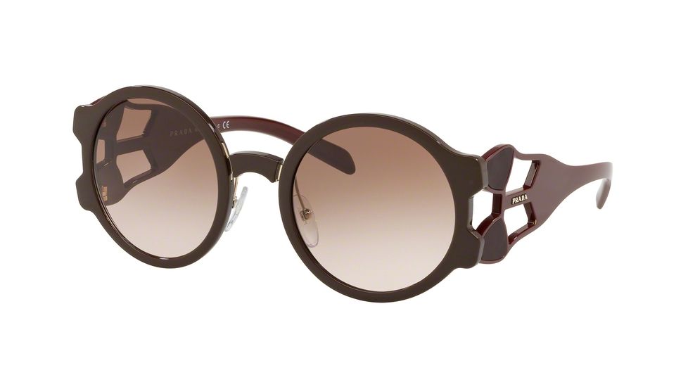 Prada PR13US Bifocal Prescription Sunglasses PR13US-DHO0A6-54 - Lens Diameter 54 mm, Frame Color Brown