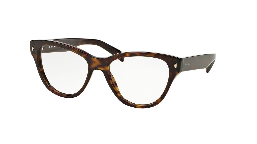 Prada PR23SV Eyeglass Frames 2AU1O1-52 - Havana Frame