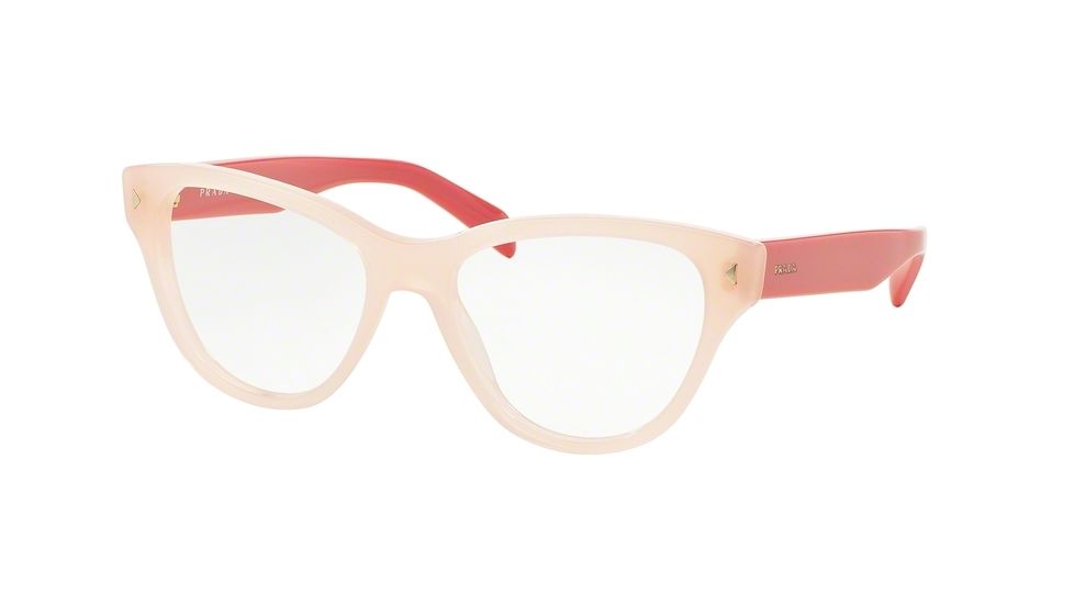 Prada PR23SV Eyeglass Frames UEW1O1-54 - Opal Pink Frame