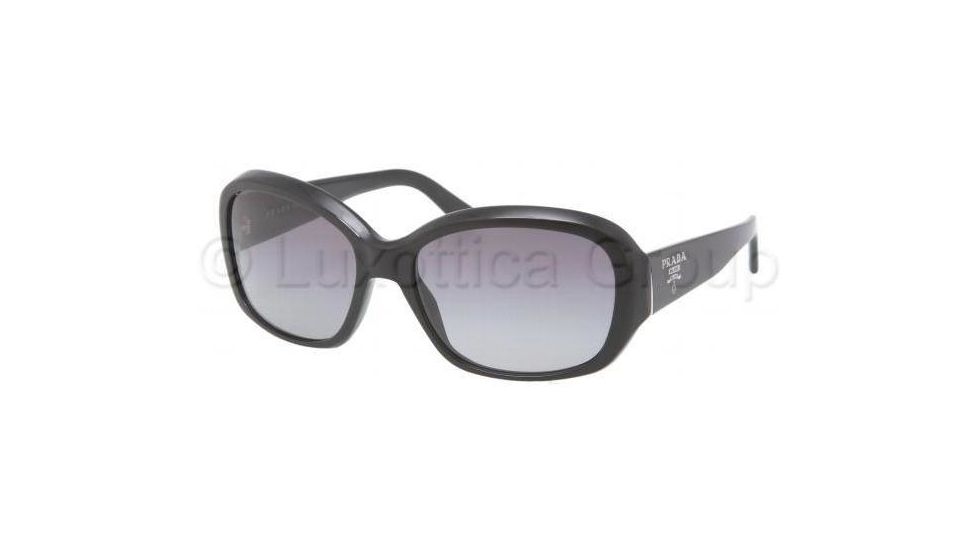 Prada PR31NS Sunglasses 1AB3M1-5816 - Gloss Black Frame, Gray Gradient Lenses, 58mm Lens Diameter