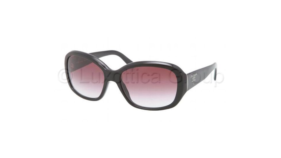 Prada PR31NS Sunglasses 1AB4V1-5816 - Black Frame, Violet Gradient Lenses