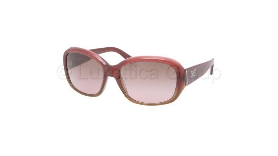 Prada PR31NS Sunglasses EAE5P1-5816 - Bordeaux Gradient Brown Frame, Brown Gradient Lenses, 58mm Lens Diameter