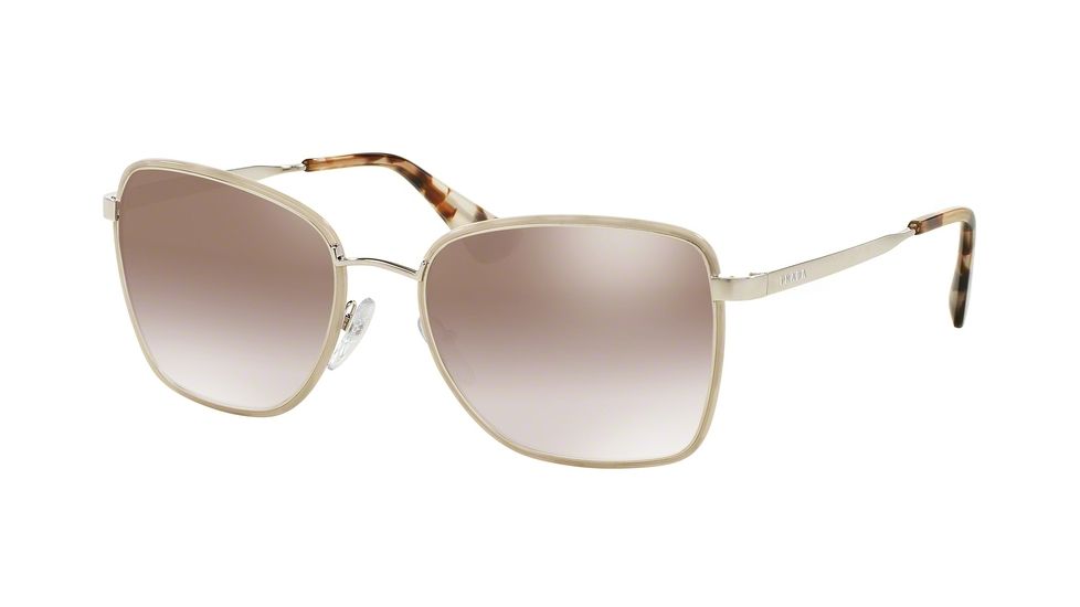 Prada PR52SS Bifocal Prescription Sunglasses PR52SS-UFH4O0-58 - Lens Diameter 58 mm, Frame Color Silver
