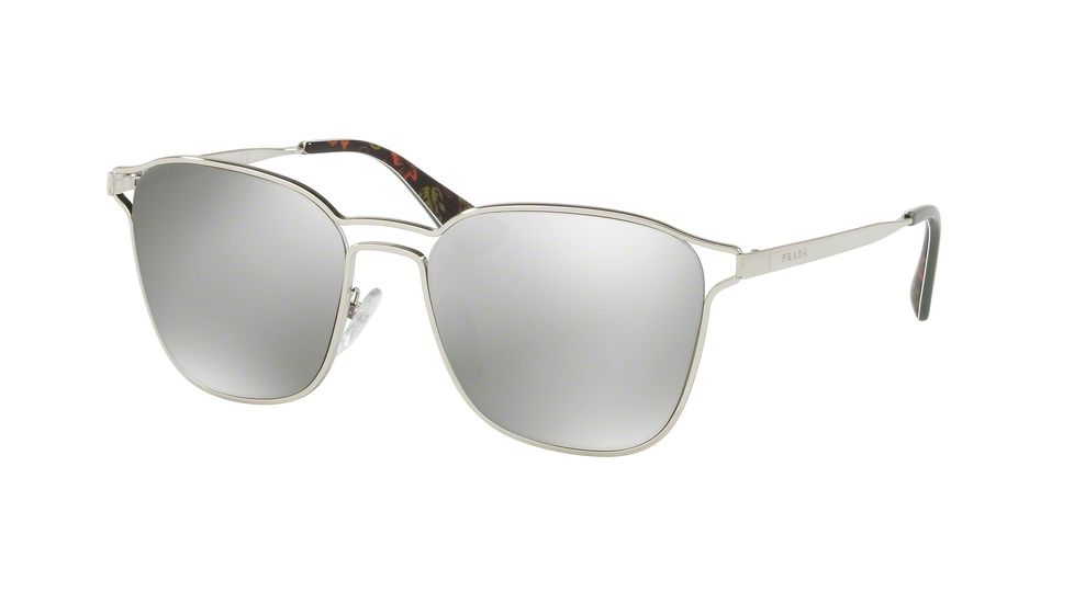 Prada PR54TS Progressive Prescription Sunglasses PR54TS-1BC2B0-55 - Lens Diameter 55 mm, Frame Color Silver