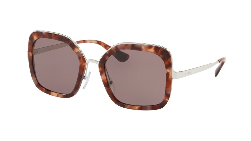 Prada PR57US Progressive Prescription Sunglasses, 54mm, Pink Havana, PR57US-UE06X1-54-PRO