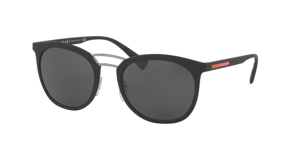 Prada PS04SS Bifocal Prescription Sunglasses PS04SS-DG05S0-54 - Lens Diameter 54 mm, Frame Color Black Rubber