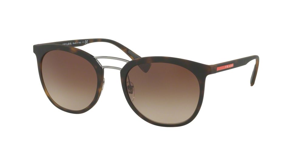 Prada PS04SS Bifocal Prescription Sunglasses PS04SS-U616S1-54 - Lens Diameter 54 mm, Frame Color Havana Rubber
