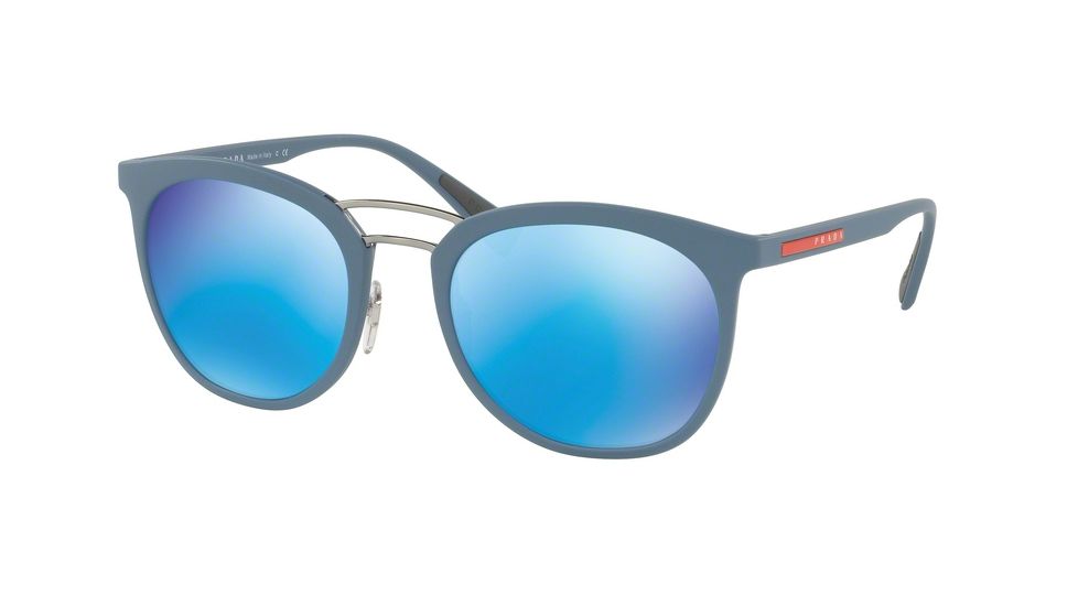 Prada PS04SS Bifocal Prescription Sunglasses PS04SS-VHG5M2-54 - Lens Diameter 54 mm, Frame Color Blue Rubber