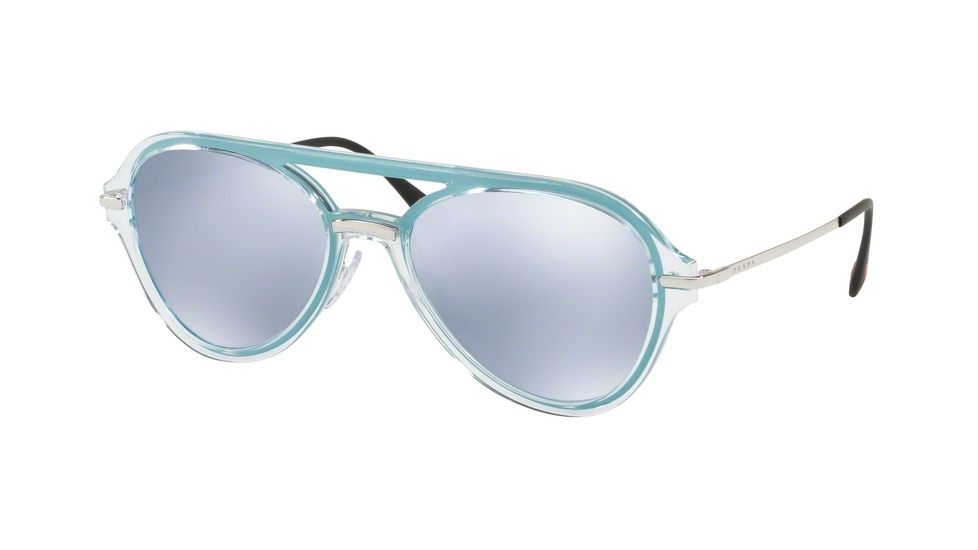 Prada PS04TS Bifocal Prescription Sunglasses PS04TS-0P85Q0-57 - Lens Diameter 57 mm, Frame Color Azure