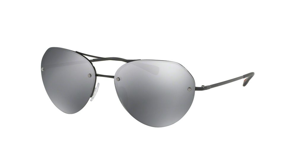 Prada PS57RS Progressive Prescription Sunglasses PS57RS-7AX5L0-59 - Lens Diameter 59 mm, Frame Color Black