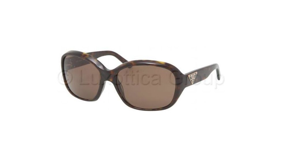 Prada Bifocal Sunglasses PR10MS with Lined Bi-Focal Rx Prescription Lenses PR10MS-2AU8C1-5916 - Lens Diameter: 59 mm, Frame Color: Havana