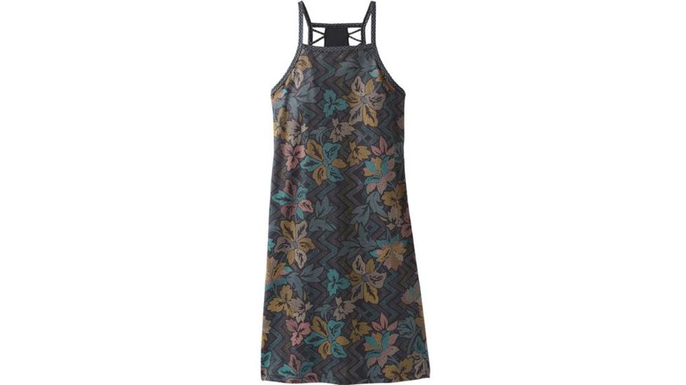prAna Ardor Dress - Womens, Black Horchata, Large, W31180369 -003-L