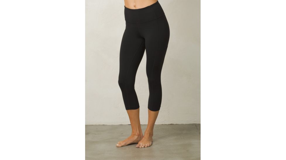 Prana Borra Pocket Capri Womens, Black, Small, W41180319-BLK-S