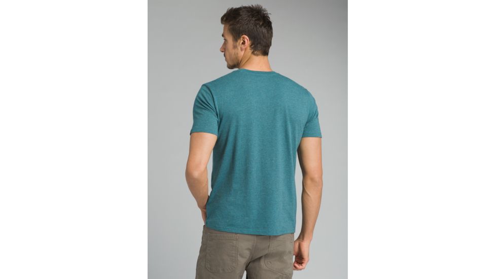 prAna Coronado T-Shirt - Mens, Deep Balsam Heather, Medium, M13181432-DMHT-M