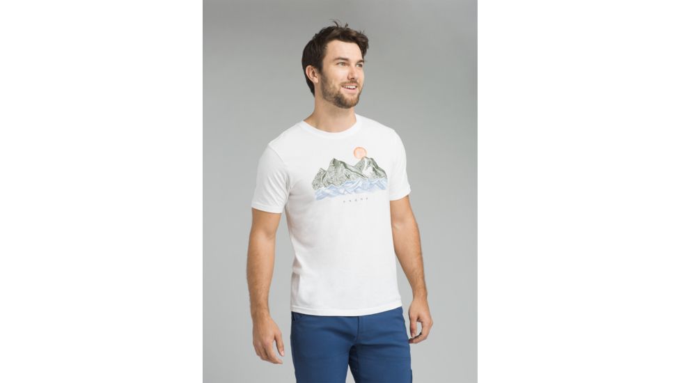 prAna Coronado T-Shirt - Men's, White, X-Large, M13181432-WHT-XL