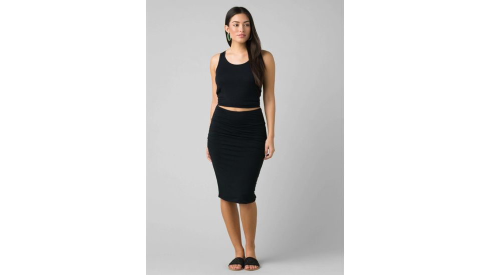 prAna Foundation Skirt - Womens, Black, Medium, W31202122-BLK-M