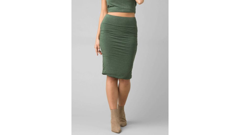 prAna Foundation Skirt - Womens, Canopy Heather, Medium, W31202122-CNHT-M