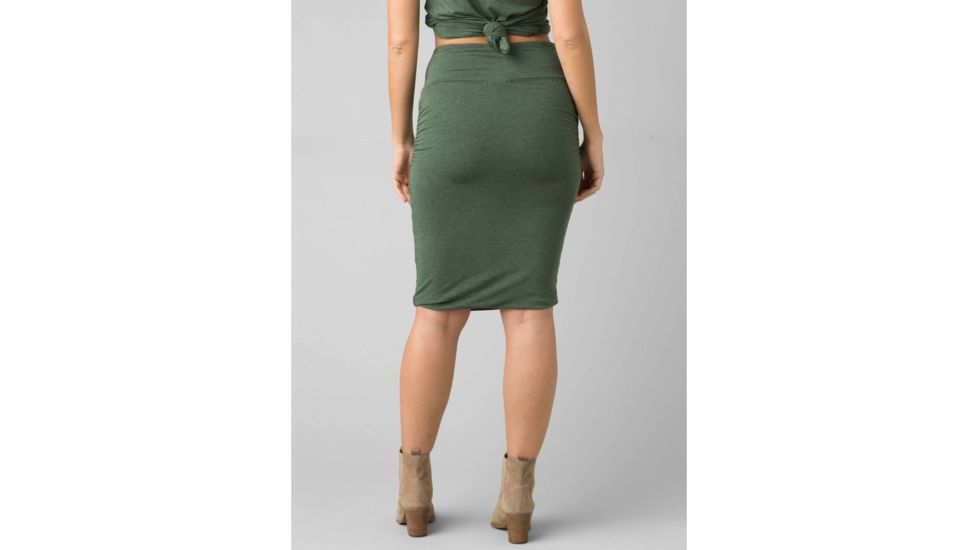 prAna Foundation Skirt - Womens, Canopy Heather, Medium, W31202122-CNHT-M