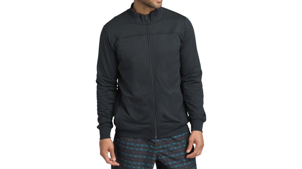 prAna Gravity Track Jacket - Mens, Black, Large, M23180530-BLK-L