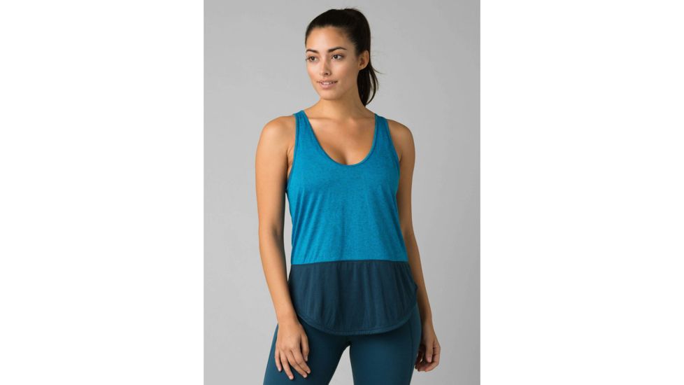 prAna Lagos Tank - Womens, Tropic Blue, Medium, W11202042-TOBL-M