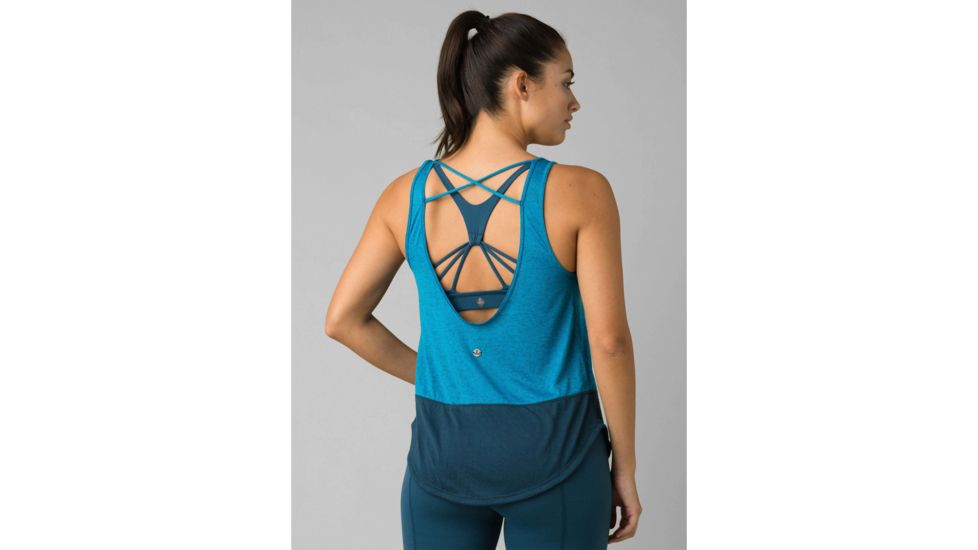 prAna Lagos Tank - Womens, Tropic Blue, Medium, W11202042-TOBL-M