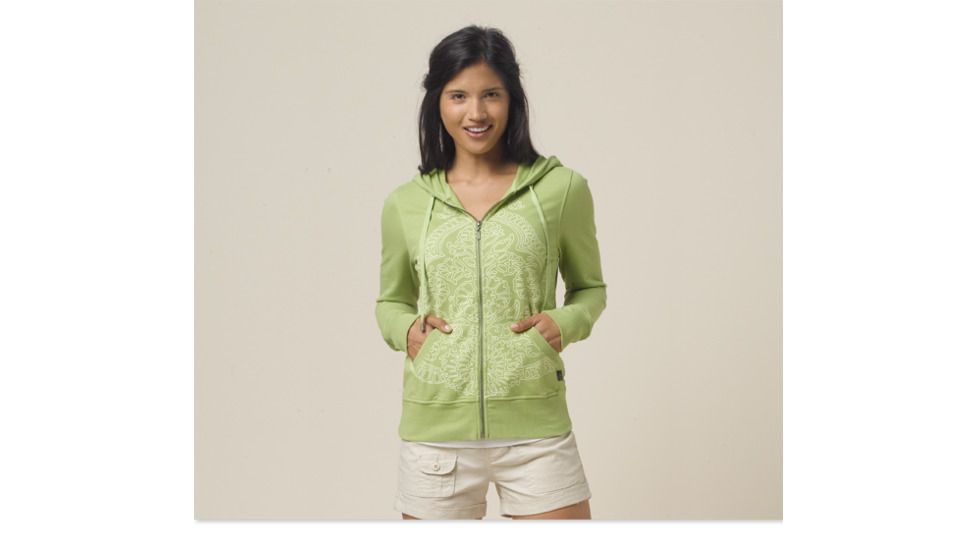 prAna Mandie Hoodie - Women's-Spinach Paisley-Small