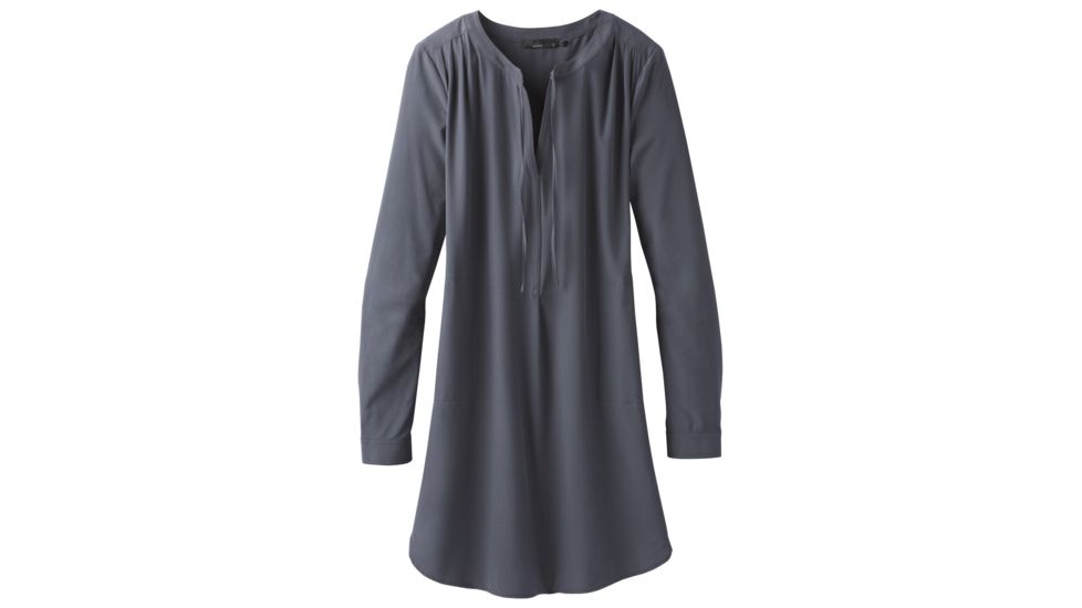 prAna Natassa Dress Womens, Coal, X-Small, W31180487-COAL-XS