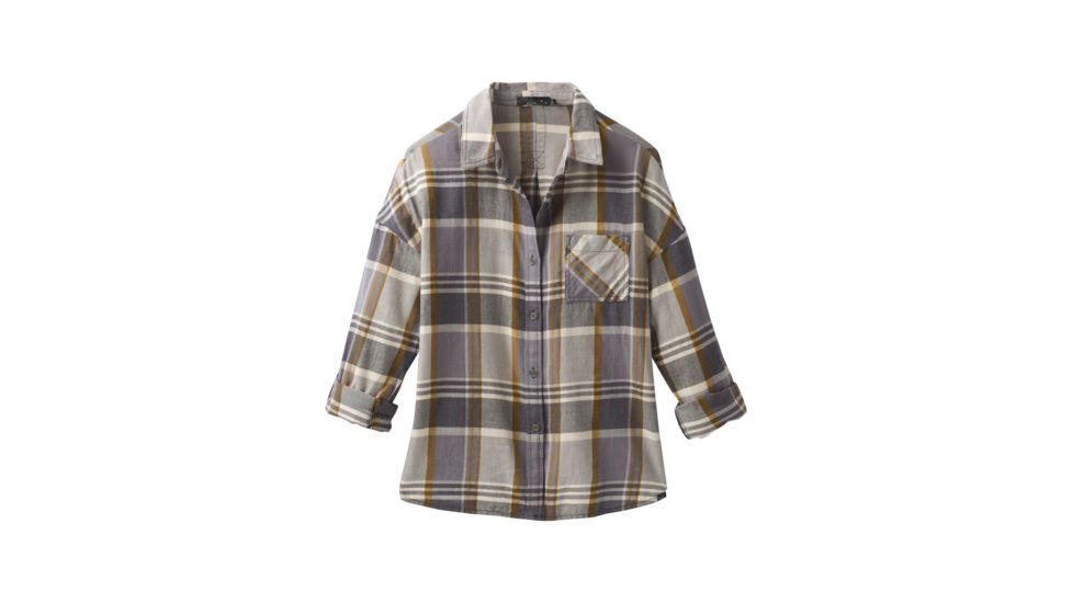 prAna Percy Top - Womens, Coal, Small, W21180493-COAL-S