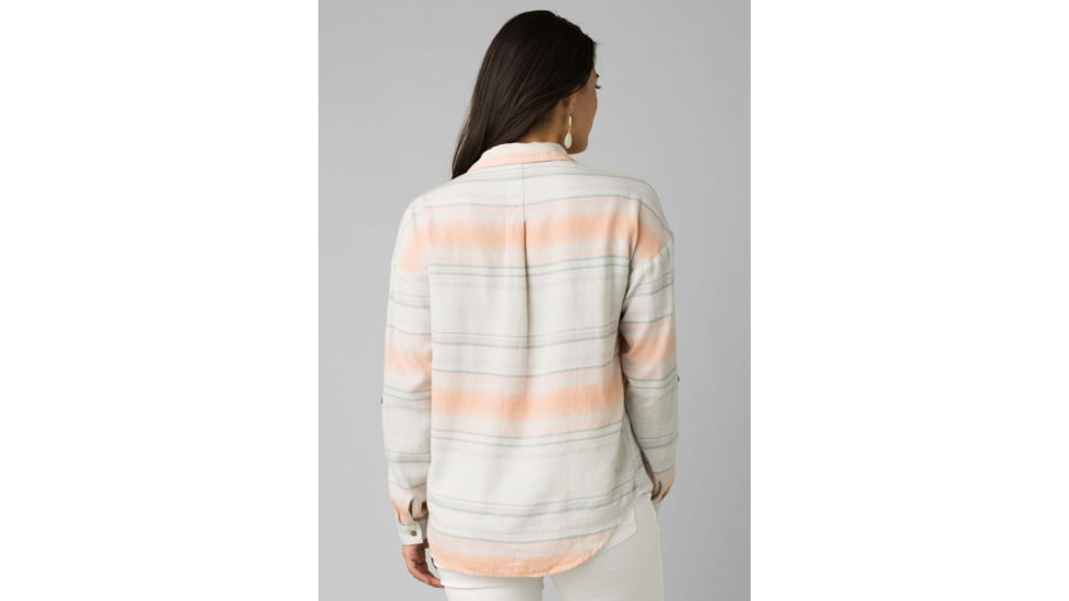 prAna Percy Top - Womens, Meadow Stripe, Medium, W21180493-MEST-M
