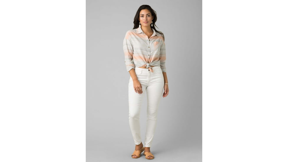 prAna Percy Top - Womens, Meadow Stripe, Medium, W21180493-MEST-M