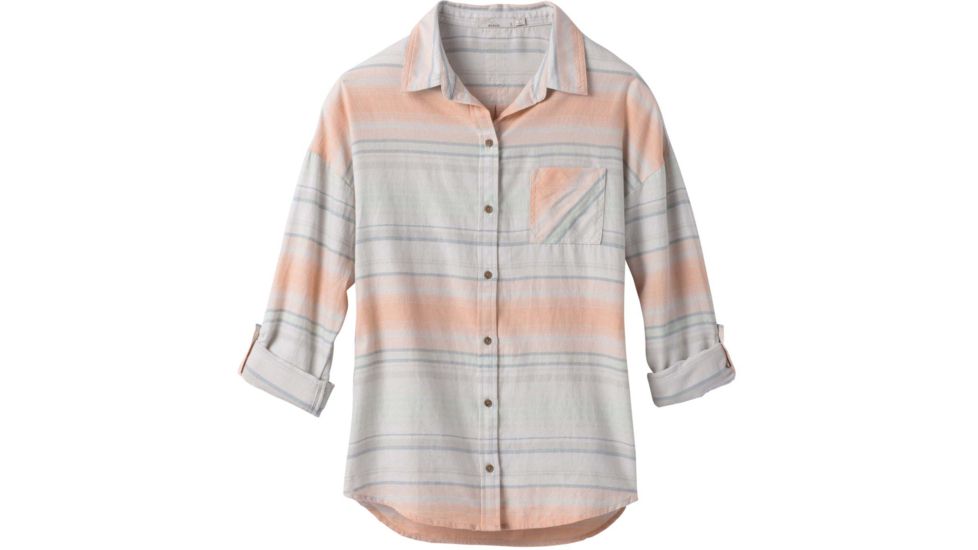 prAna Percy Top - Womens, Meadow Stripe, Medium, W21180493-MEST-M