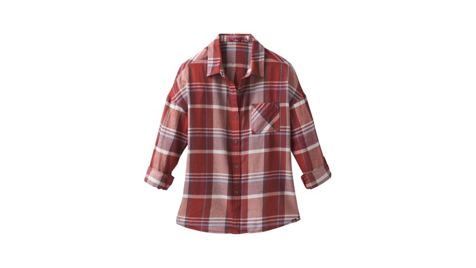 prAna Percy Top - Womens, Mulled Wine, Medium, W21180493-MUWI-M