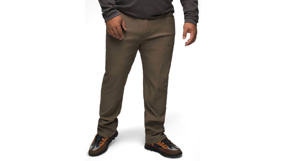 prAna Brion Slim Pant II 34in Inseam - Mens, Mud, 28, 1965551-201-34-28
