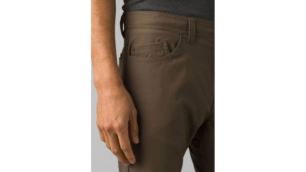 prAna Brion Slim Pant II 34in Inseam - Mens, Mud, 28, 1965551-201-34-28