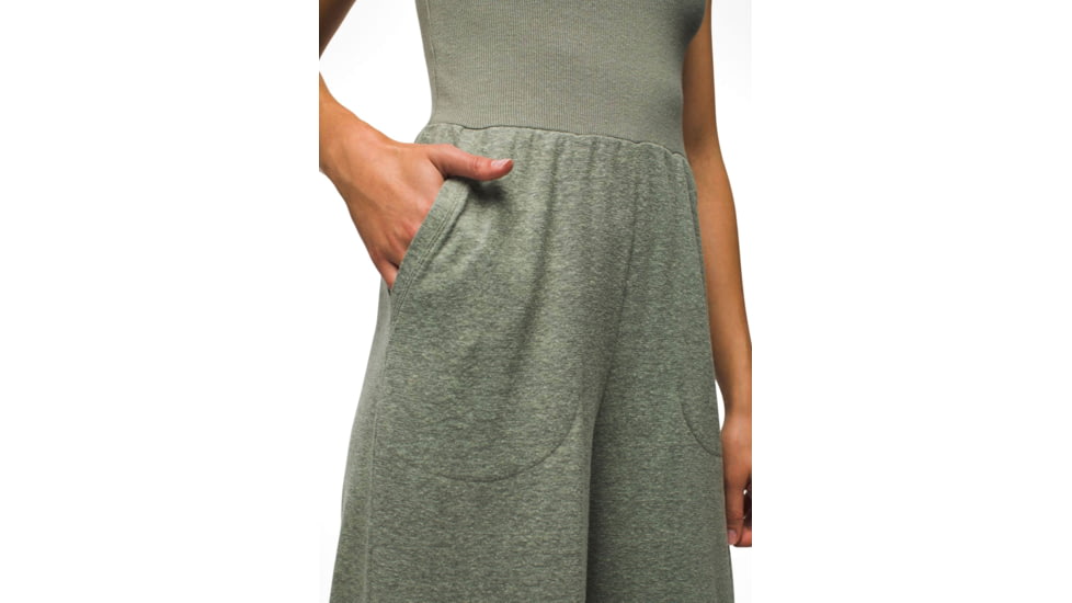 prAna Cozy Up Bayjour Jumpsuit - Womens, Juniper Green Heather, M, 2063781-300-M