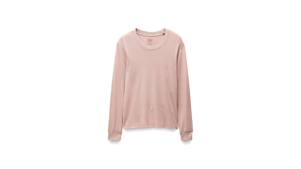 prAna Everyday Vintage-Washed LS Tee - Womens, Willow, XL, 2057021-500-XL