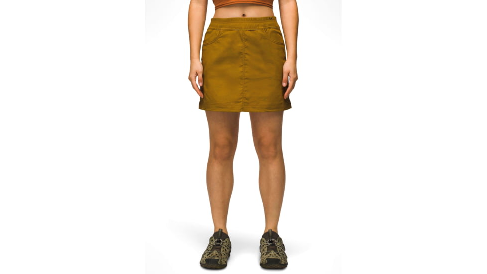 prAna Halle E-Waist Skort II - Womens, Antique Bronze, 14, 1971681-201-14
