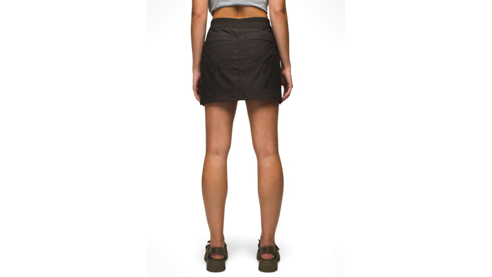 prAna Halle E-Waist Skort II - Womens, Dark Iron, 0, 1971681-020-0
