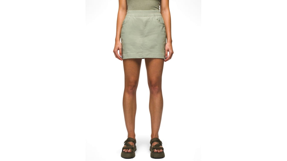 prAna Halle E-Waist Skort II - Womens, Juniper Green, 6, 1971681-301-6