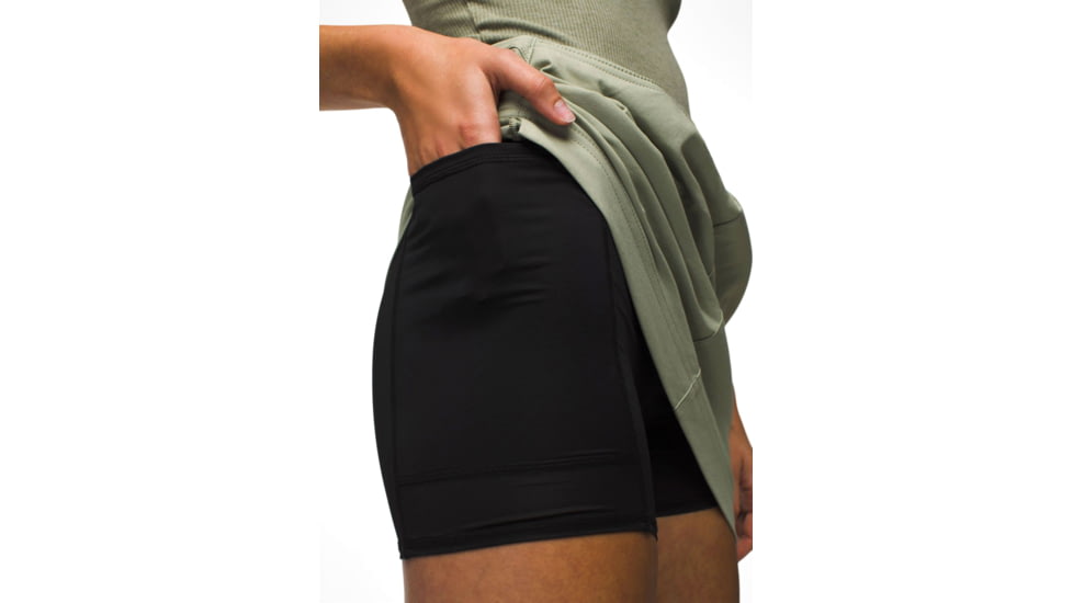prAna Halle E-Waist Skort II - Womens, Juniper Green, 6, 1971681-301-6