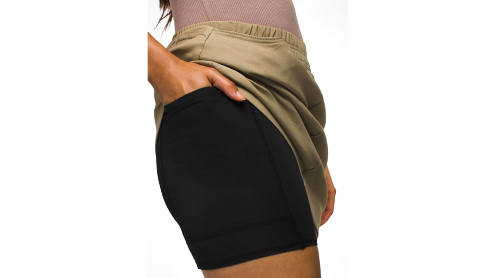 prAna Halle E-Waist Skort II - Womens, Sandbar, 12, 1971681-250-12