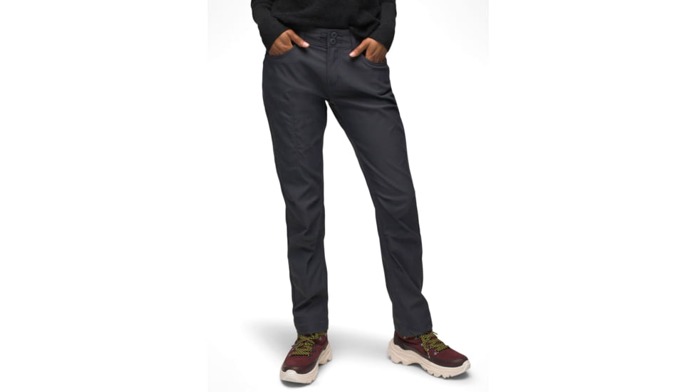 prAna Halle Straight Pant II - Womens, Tall Inseam, Coal, 12, 1971031-020-TL-12
