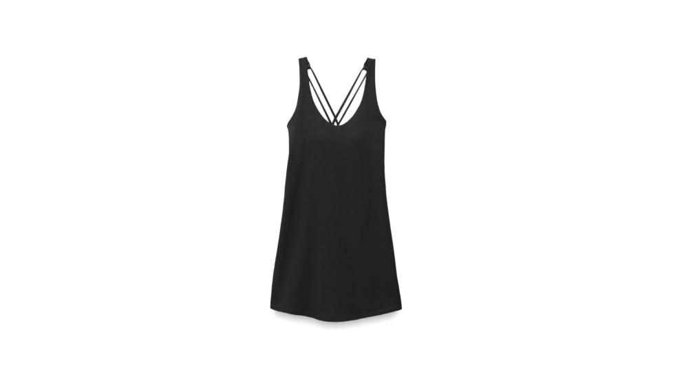 prAna Heavana Every Day Dress - Womens, Black Heather, XL, 2066871-001-XL