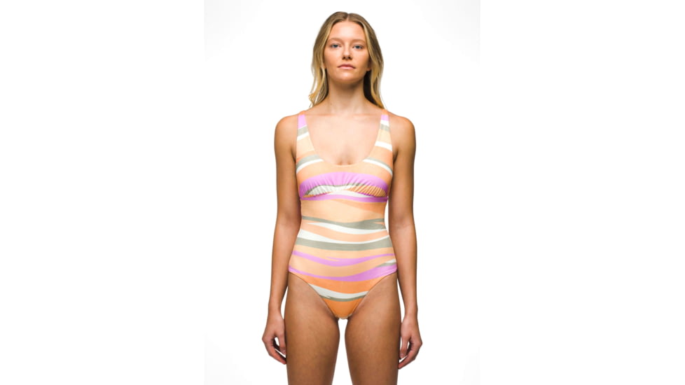 prAna Mallorca One Piece - Womens, Waves, XS, 2064431-962-XS